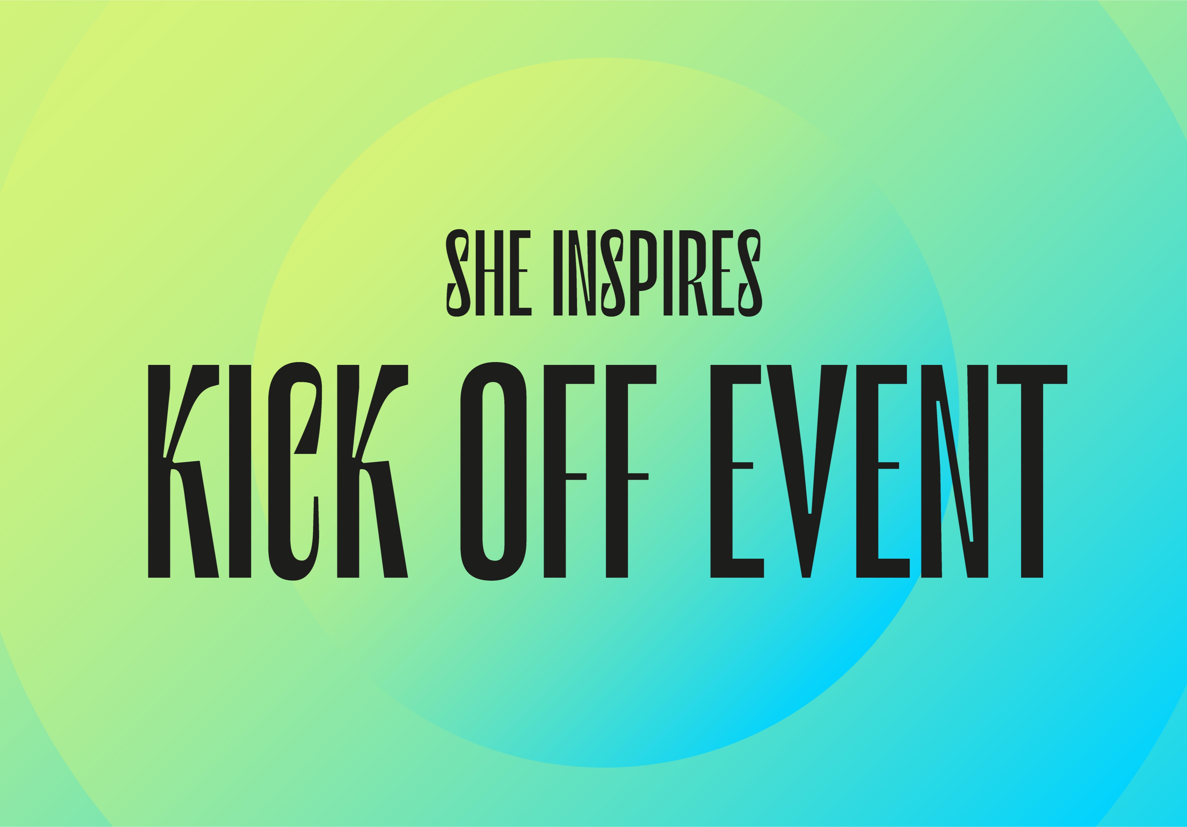 She Inspires Kick Off Event